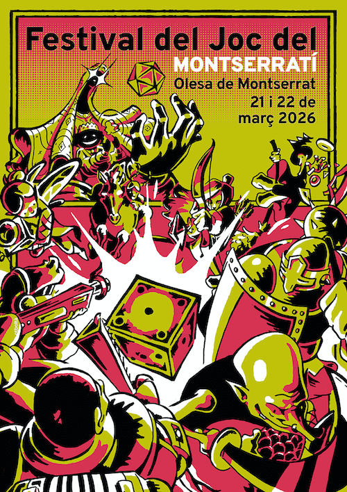 Cartell del Festival del Joc del Montserratí